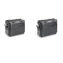 Кофры боковые Kappa KVG37B Monokey Black (37л x2)