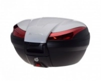 Кофр центральный K-Max BVC-007 Black/White/Red (50л)