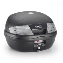 Кофр центральный Kappa K35NT2 Monolock Black/White (35л)