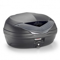 Кофр центральный Kappa K466NT2 Monolock Black/White (46л)