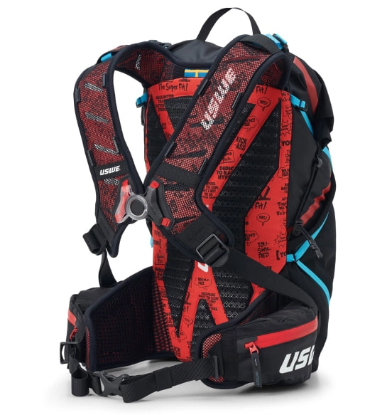 Рюкзак Uswe Hajker 18 Black/Red