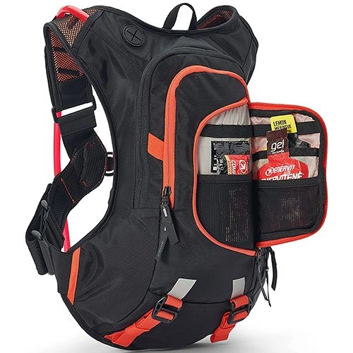 Рюкзак Uswe Raw 8 Black/Orange