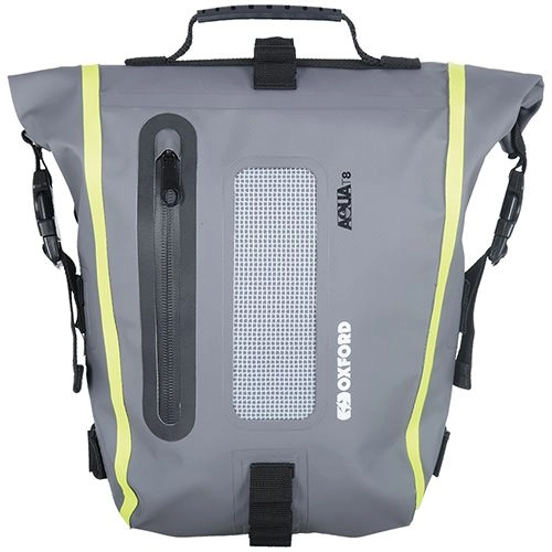 Сумка обтічника заднього Oxford OL465 Aqua Black/Grey/Fluo