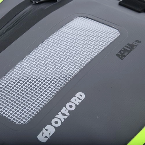 Сумка обтічника заднього Oxford OL465 Aqua Black/Grey/Fluo