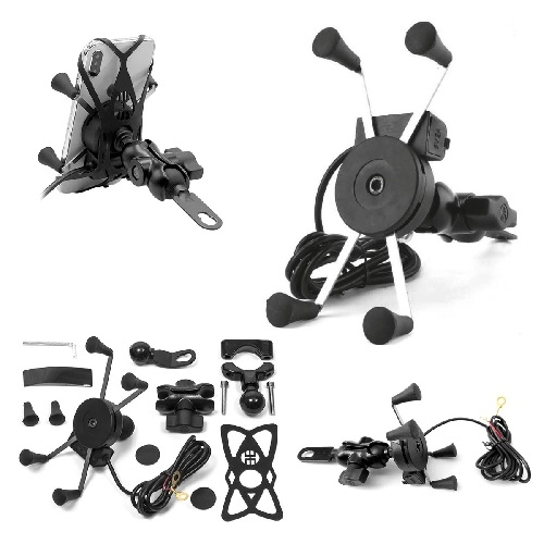 Держатель для телефона Biketec BT140USB