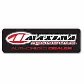Наклейка универсальная Maxima Authorized Dealer Window Red