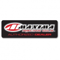Наклейка универсальная Maxima Authorized Dealer Window Red