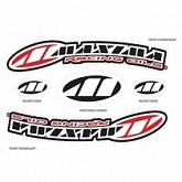 Наклейка универсальная Maxima Factory MX Fender Decal Red