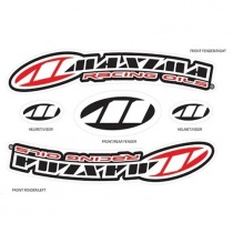 Наклейка универсальная Maxima Factory MX Fender Decal Red