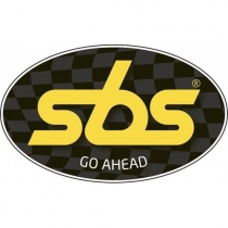 Наклейка универсальная SBS Racing Supertack Black