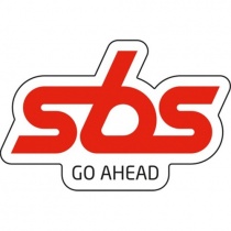 Наклейка универсальная SBS Racing Supertack Red