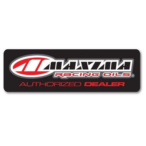 Наклейка універсальна Maxima Authorized Dealer Window Red