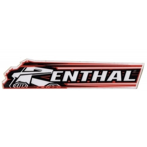 Наклейка універсальна Renthal Cycle Decal Red 100мм