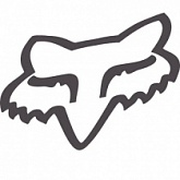 Наклейка универсальная FOX Head Charcoal
