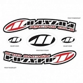 Наклейка универсальная Maxima Factory MX Fender Decal Red