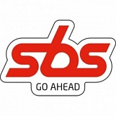Наклейка универсальная SBS Racing Supertack Red