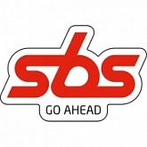 Наклейка универсальная SBS Racing Supertack Red