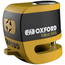Замок блокировки тормозного диска с сигнализацией Oxford LK213 Yellow/Black