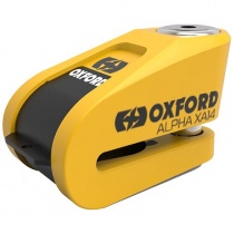 Замок блокировки тормозного диска с сигнализацией Oxford LK217 Yellow/Black