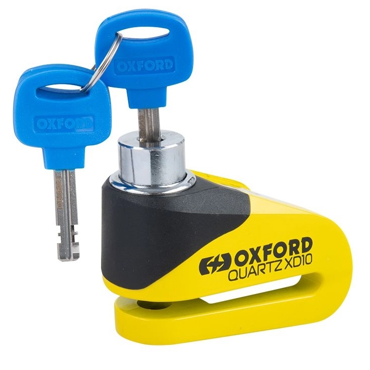 Замок блокування гальмівного диска Oxford XD10 Yellow/Black