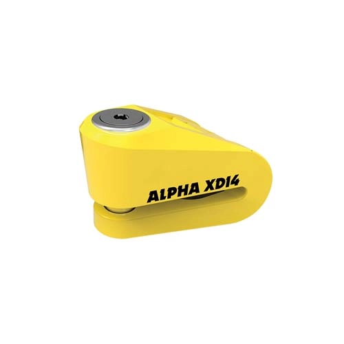 Замок блокування гальмівного диска Oxford XD14 Yellow