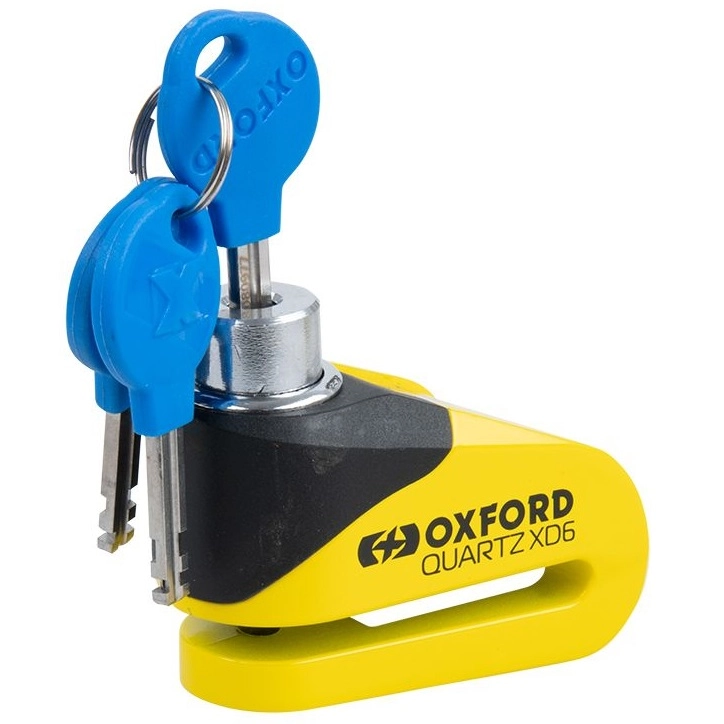 Замок блокування гальмівного диска Oxford XD6 Yellow