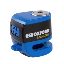 Замок блокировки тормозного диска с сигнализацией Oxford LK902 Blue
