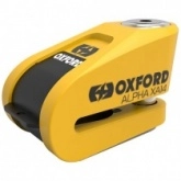 Замок блокировки тормозного диска с сигнализацией Oxford LK217 Yellow/Black