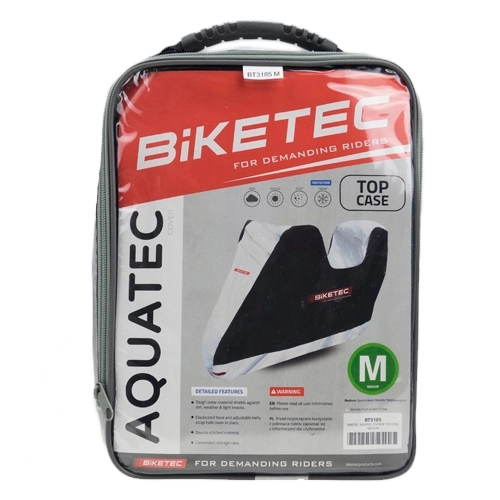 Чохол для мотоцикла Biketec Aquatec Black/Silver Top Box