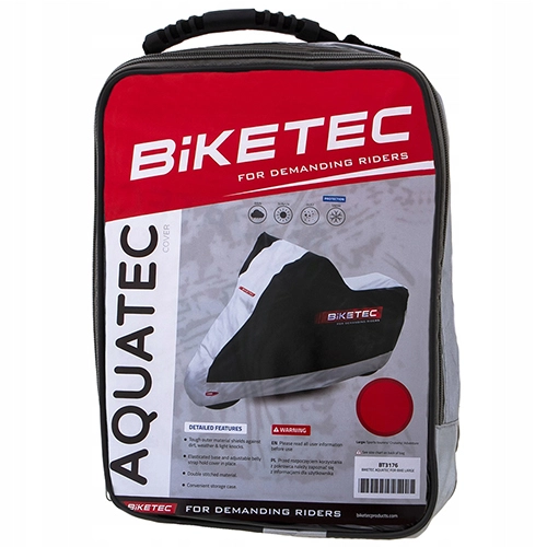 Чохол для мотоцикла Biketec Aquatec Black/Silver