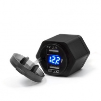 Гнездо USB с вольтметром Biketec BTMUS42