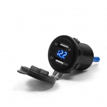 Гнездо USB с вольтметром Biketec BTMUS10