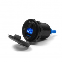 Гнездо USB с вольтметром Biketec BTMUS13