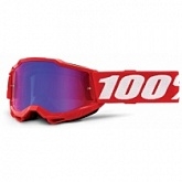 Мотоочки 100% Ride Accuri II Junior Red Mirror Lens