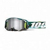 Мотоочки 100% Ride Armatic Polarity Green/White Silver Mirror Lens