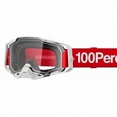 Мотоочки 100% Ride Armega Corbin Red/White Clear Lens