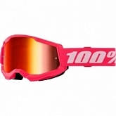 Мотоочки 100% Strata 2 Pink Mirror Lens