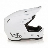 Шлем 6D ATR-3 Solid Fim White