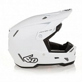 Шлем 6D ATR-3 Solid White/Black