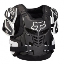 Моточерепаха FOX Raptor Vest Black/White
