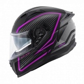 Шлем Kappa KV52 Kronos Black/Titanic/Purple/Carbon
