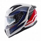 Шлем Kappa KV52 Kronos White/Red/Blue/Carbon