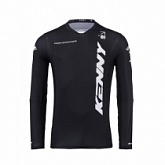 Мотоджерси Kenny Racing Performance Solid Black/White