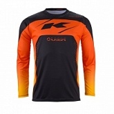 Мотоджерси Kenny Racing Track Junior Black/Grey/Orange
