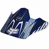 Козырек шлема FOX V1 Race Blue