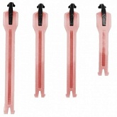 Застежки на мотоботы Leatt Strap 4.5 Burn Red