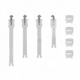 Застежки на мотоботы Leatt Strap 6.5 White