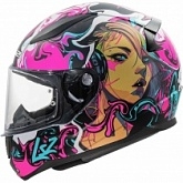 Шлем LS2 FF353 Rapid II Cyberg Purple/Black Matt