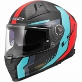 Шлем LS2 FF811 Vector II C Grid Red/Cyan