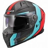 Шлем LS2 FF811 Vector II C Grid Red/Cyan
